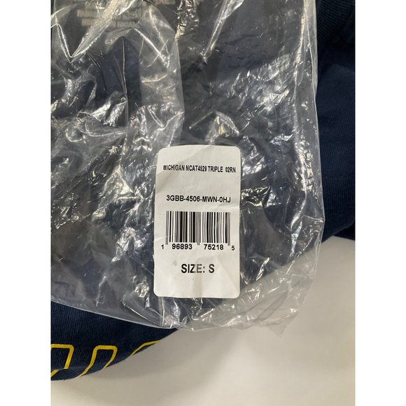 NWT Women's Michigan Wolverines Lightweight Long Sleeve T-Shirt - Navy  Size: Sm - Picture 12 of 13